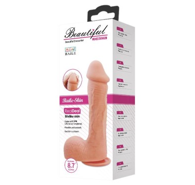 Dildo realistyczne sztuczny penis przyssawka 22cm